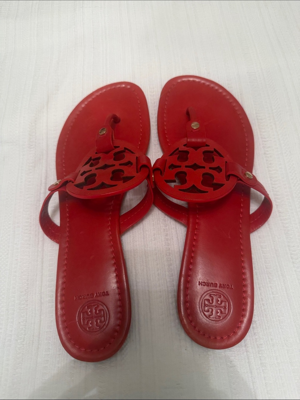 Tory Burch Red Miller Sandal